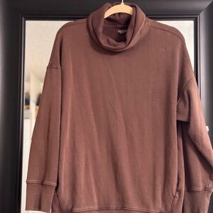 Aerie Chocolate Brown Knit Top